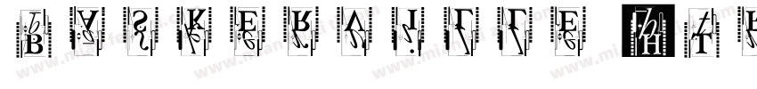 Baskerville (TrueTyp字体转换